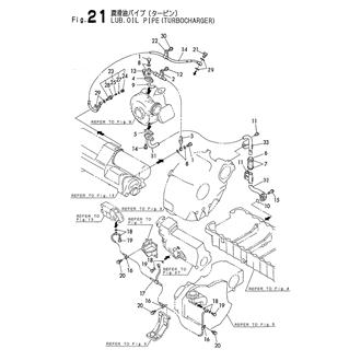 FIG 21. LUB.OIL PIPE(TURBO CHAGER)