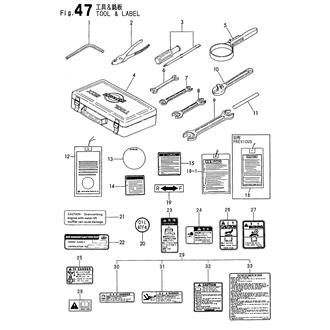 FIG 47. TOOL & LABEL