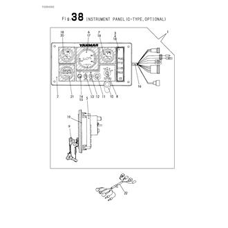 FIG 38. INSTRUMENT PANEL(C-TYPE,OPTIONAL)