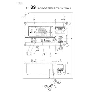 FIG 39. INSTRUMENT PANEL(E-TYPE,OPTIONAL)