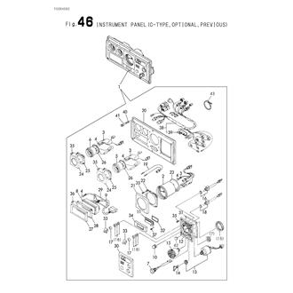 FIG 46. INSTRUMENT PANEL(C-TYPE,OPTIONAL,PREVIOUS)