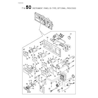 FIG 50. INSTRUMENT PANEL(D-TYPE,OPTIONAL,PREVIOUS)