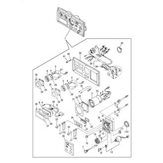 FIG 45. INSTRUMENT PANEL-C(OPTIONAL)(TO JUL. 1999)