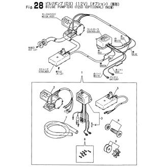 FIG 28. BILGE PUMP(DX)(12V)OPTIONAL(NEW)