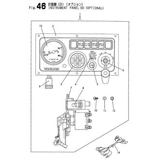 FIG 46. INSTRUMENT PANEL(B)(OPTIONAL)