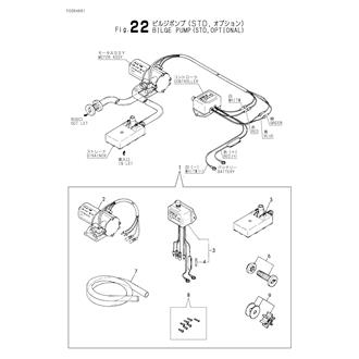 FIG 22. BILGE PUMP(STD,OPTIONAL)