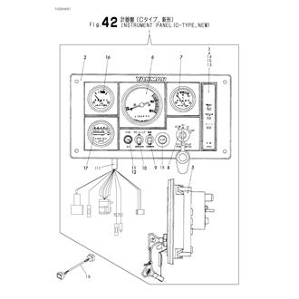 FIG 42. INSTRUMENT PANEL(C-TYPE,NEW)