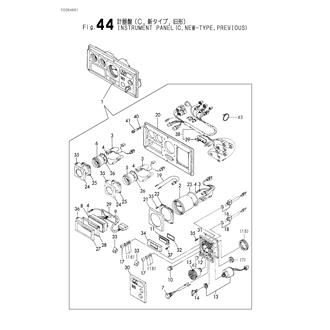 FIG 44. INSTRUMENT PANEL(C,NEW-TYPE,PREVIOUS)