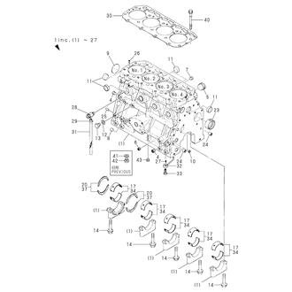 FIG 2. CYLINDER BLOCK(4JH3-TE)