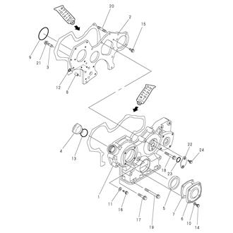 FIG 3. GEAR HOUSING(4JH3E)