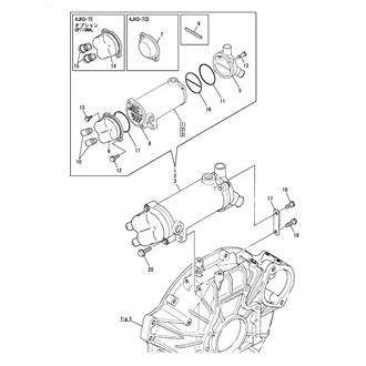 FIG 22. LUB.OIL COOLER(4JH3-TE)