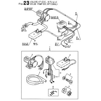 FIG 23. BILGE PUMP(DX,OPTIONAL)