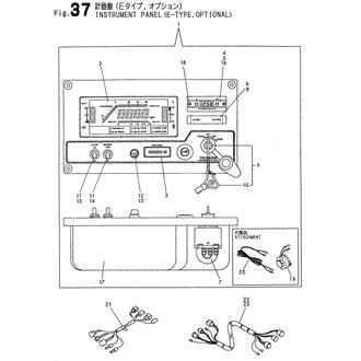 FIG 37. INSTRUMENT PANEL(E-TYPE,OPTION