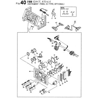 FIG 40. INSTRUMENT PANEL(C-TYPE,OPTION