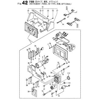 FIG 42. INSTRUMENT PANEL(B-TYPE,NEW,OP