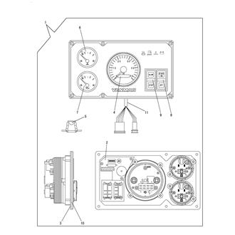 FIG 52. INSTRUMENT PANEL(C-TYPE)(KEYLES)(VDO)