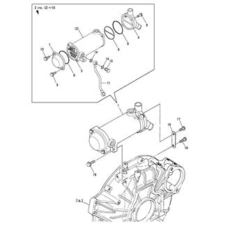 FIG 56. (17A)LUB. OIL COOLER(ZF25A/ZF30M)