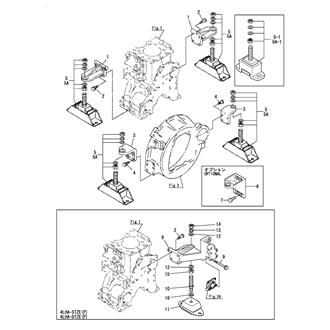 FIG 4. MOUNTING FOOT(4LHA-ST/DT(Z)E(P))