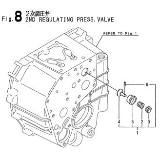 FIG 8. 2ND REGULATING PRESS.VALVE