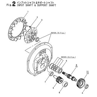 FIG 2. INPUT SHAFT & SUPPORT SHAFT