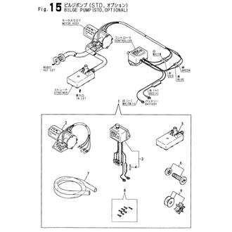 FIG 15. BILGE PUMP(STD,OPTIONAL)