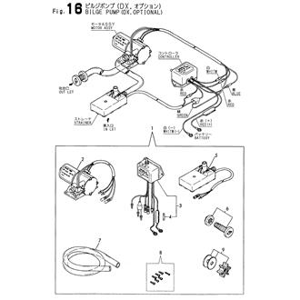 FIG 16. BILGE PUMP(DX,OPTIONAL)