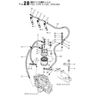 FIG 28. FUEL PIPE & FUEL STRAINER