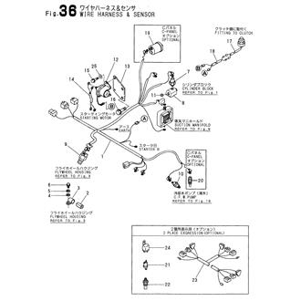 FIG 36. WIRE HARNESS & SENSOR