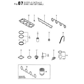 FIG 67. SPARE PART(4LHA-DTE,DTZE,OPTIONAL)