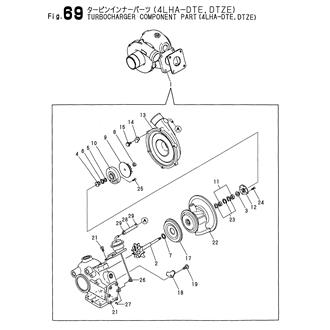 FIG 69. TURBINE(INNER PARTS)(4LHA-DTE,DTZE)