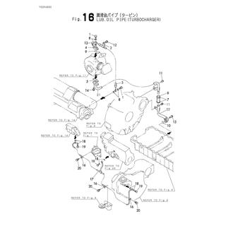 FIG 16. LUB.OIL PIPE(TURBOCHARGER)