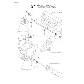 FIG 21. C.W.PIPE(TURBOCHARGER)