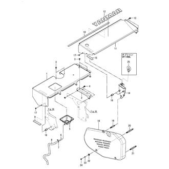 FIG 43. TOP COVER & V-BELT COVER