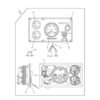 FIG 40. INSTRUMENT PANEL(C-TYPE)(OPTIONAL)