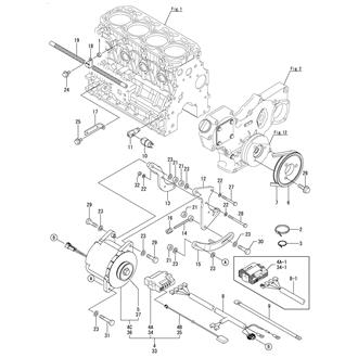 FIG 45. GENERATOR(ADDITION) & GENERATOR MOUNT PART(OPTIONAL)