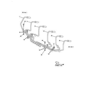 FIG 65. (40A)FUEL INJECTION PIPE(COVERING)