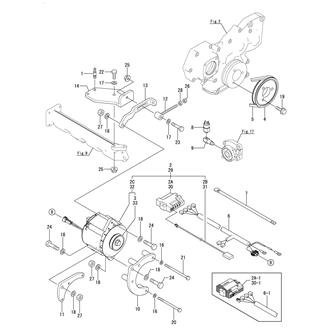 FIG 41. GENERATOR(ADDITION) & GENERATOR MOUNT PART(OPTIONAL)