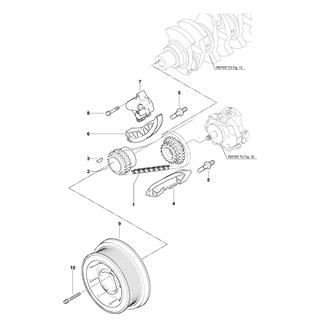 FIG 15. TIMING CHAIN LOWER P/DAMPER