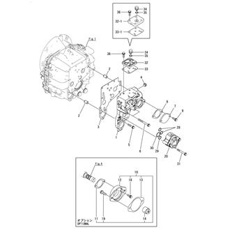 FIG 2. CASE PLATE & HYD. OIL PUMP