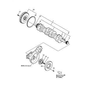 FIG 18. CRANKSHAFT & FLYWHEEL