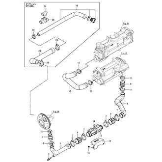 FIG 37. STEERING OIL COOLER