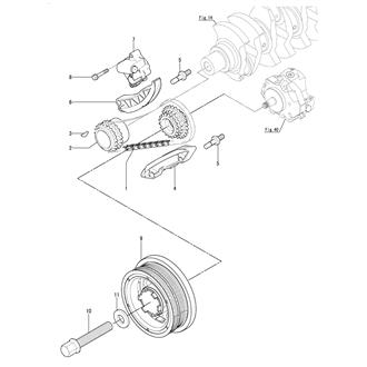 FIG 17. TIMING CHAIN LOWER P/DAMPER